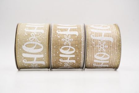 Ruban câblé de vacances flocon de neige HO HO HO_KF9751.KF9752.KF9753 (2)